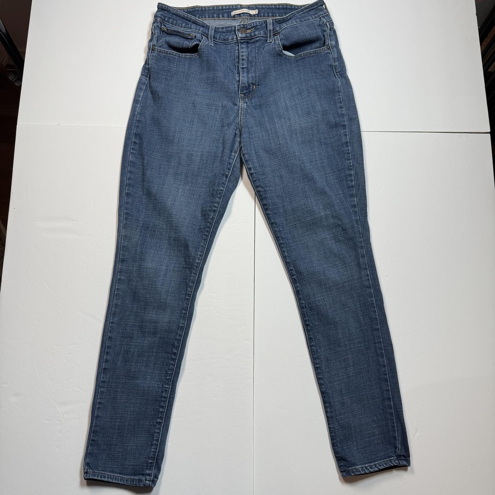 Levis 721 High Rise Skinny Jeans Womens 31x30 Blue Stretch Denim Medium Wash